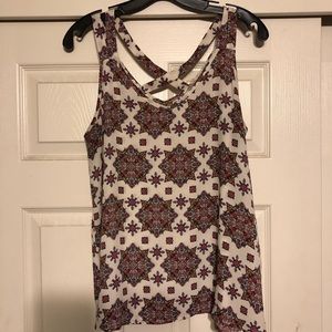 Floral tank top